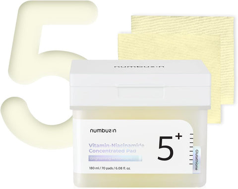 numbuzin - No.5 Vitamin-Niacinamide Concentrated Pad 70 Pads