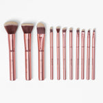 BH Cosmetics - Metal Rose - 11 Piece Brush Set with Bag  DUBAI UAE - Dubuy world